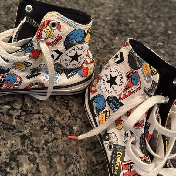 Converse chuck taylor High-Top Sneakers with Graphic Print 8 - Picture 13 of 14